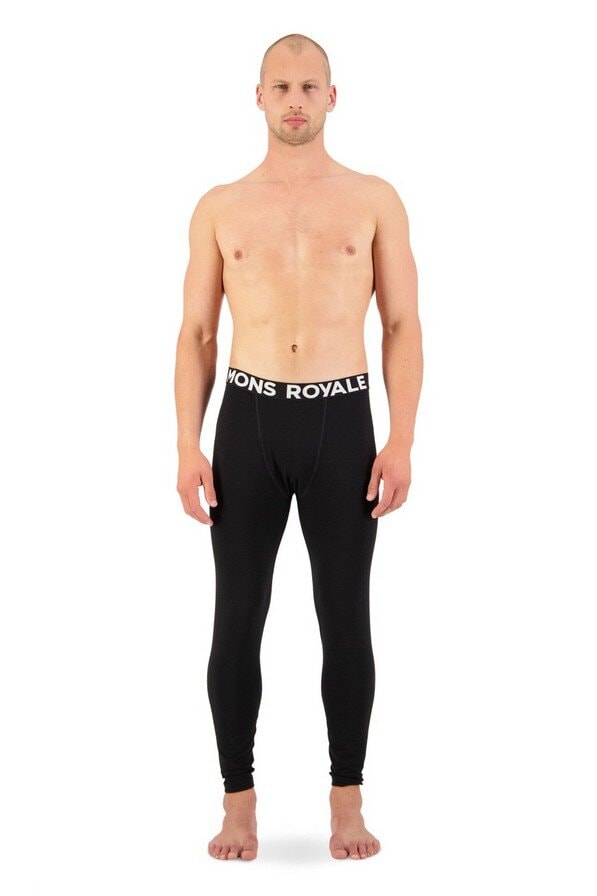 Mons Royale Cascade Merino Flex 200 Legging Black