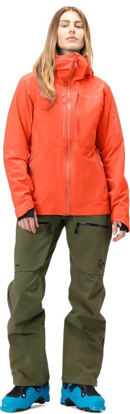 Norröna lofoten Gore-Tex insulated Jacket (W) Orange Alert