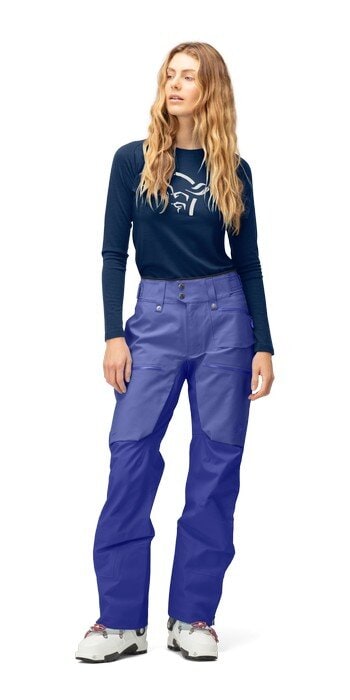 Norröna lofoten Gore-Tex Pro Pants W´s Violet Storm/Royal Blue