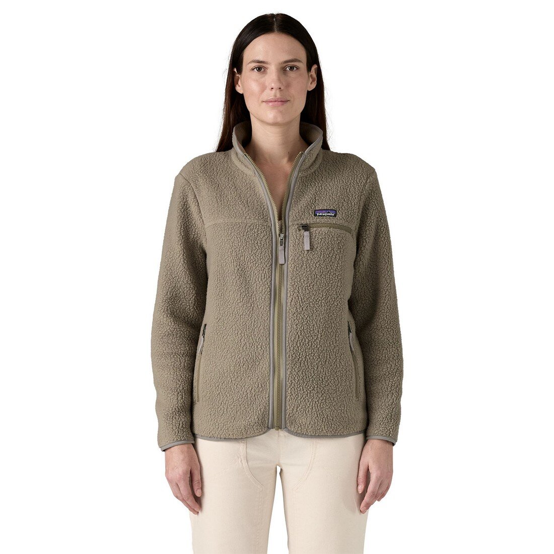 Patagonia W´s Retro Pile Jkt River Rock Green