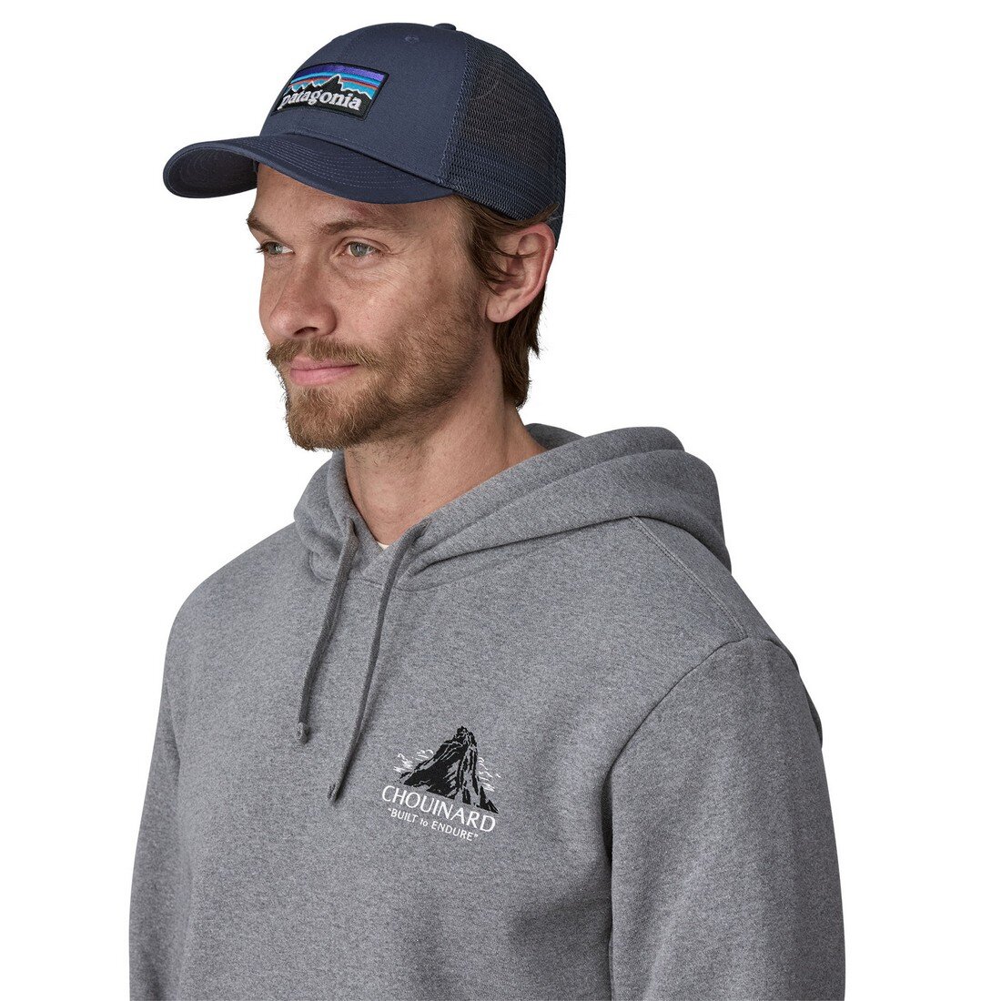 Patagonia P-6 Logo LoPro Trucker Hat New Navy