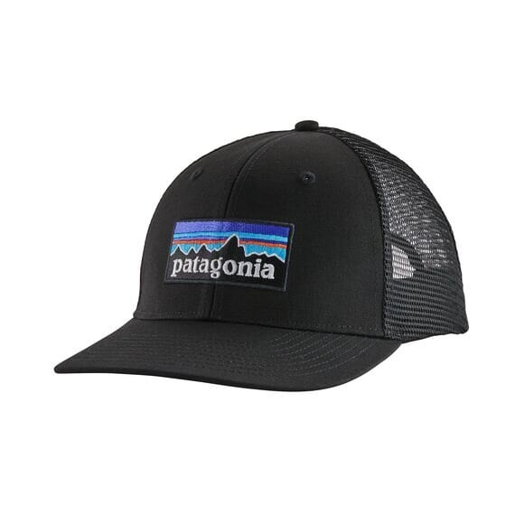Patagonia P-6 Logo Trucker Hat Black
