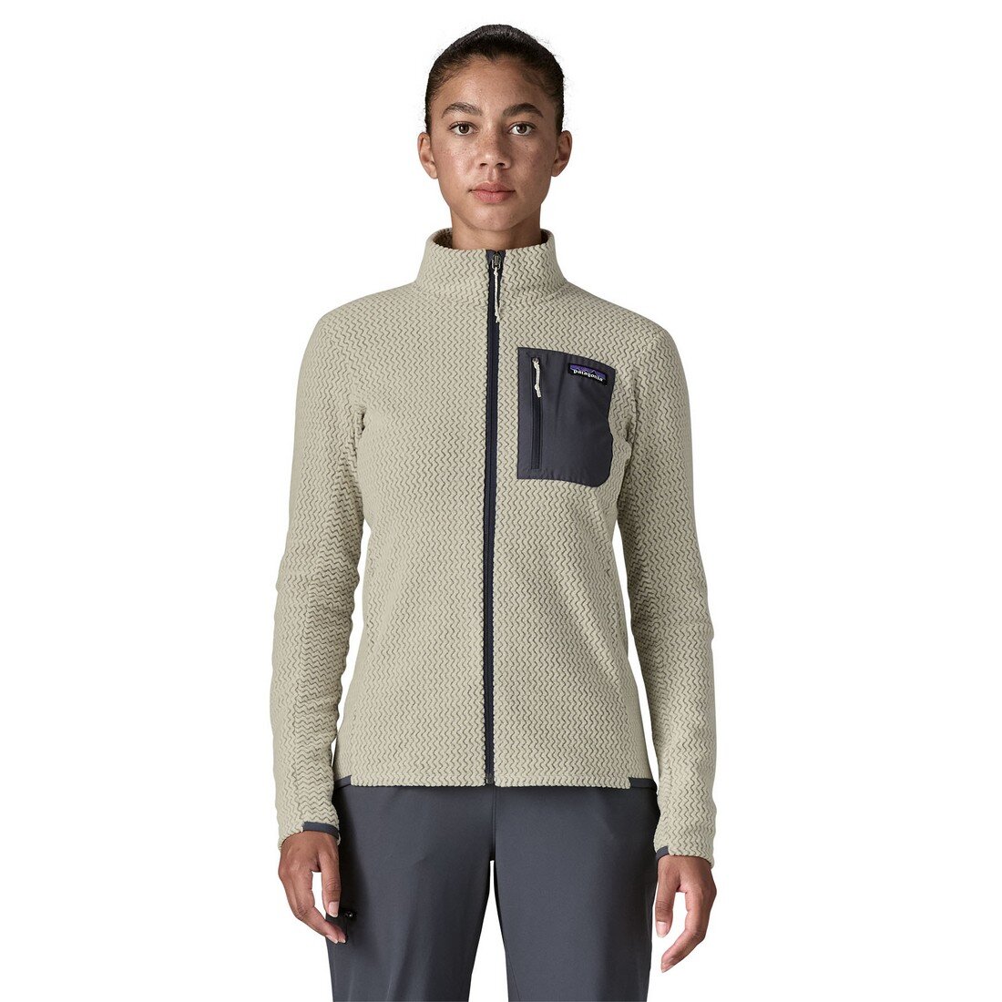 Patagonia W´s R1 Air Jkt Wool White