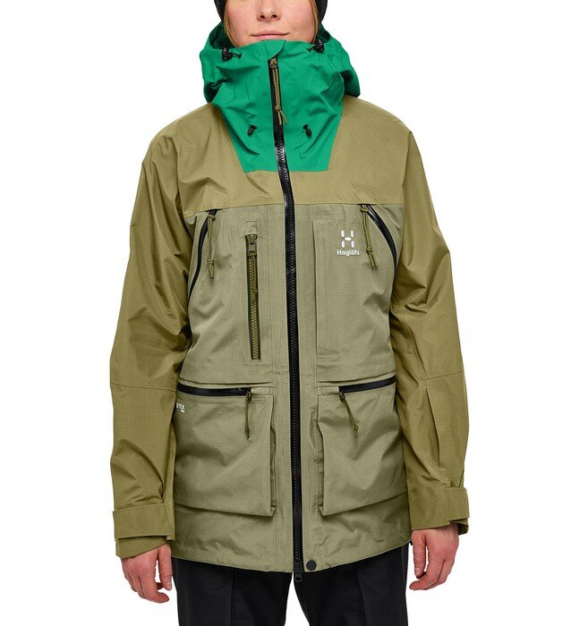 Haglöfs Vassi GTX Pro Jacket Women Thyme green/Olive green