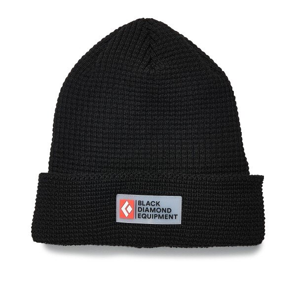 Black Diamond Double Waffle Beanie Black