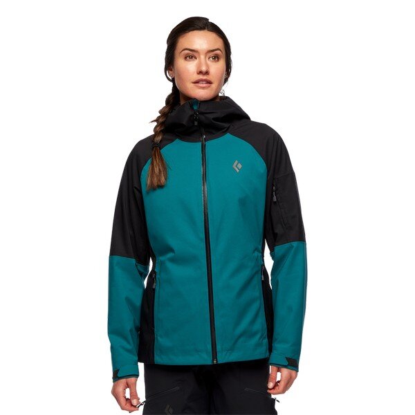 Black Diamond W Boundary Line Insulated Jkt Sea Pine/Black