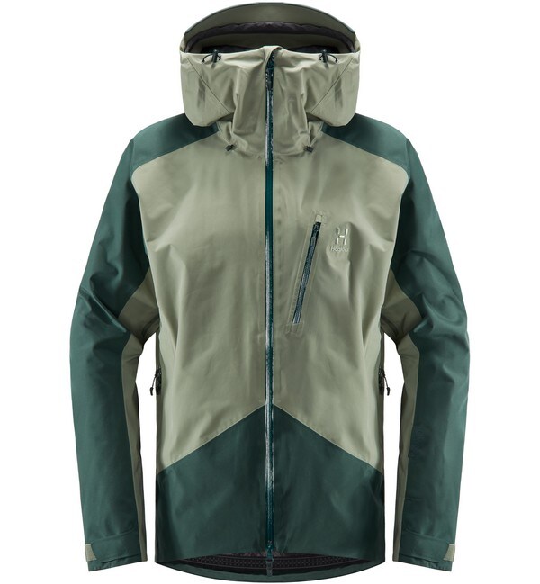 Haglöfs Niva Jacket Men Agave GreenMineral | Skidkläder REA Haglöfs Niva Jacket Men True Black | Jackor SkiStore