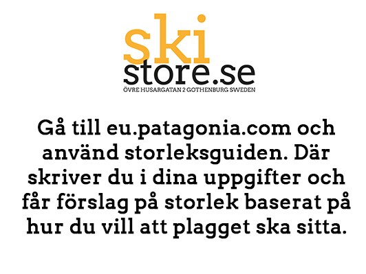 Patagonia storleksguide